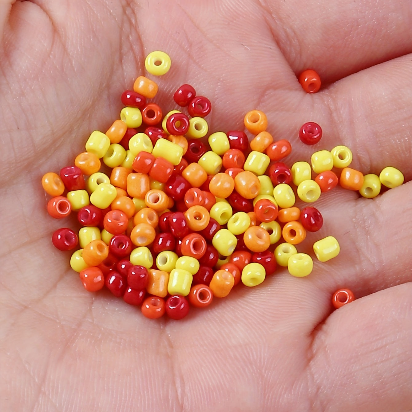 30g Rainbow Opaque Seed Beads 3mm for Jewelry Making