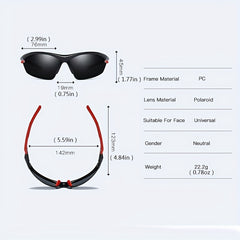 Men's Outdoor Cycling Polarized Sports Sunglasses 100 UV Protection