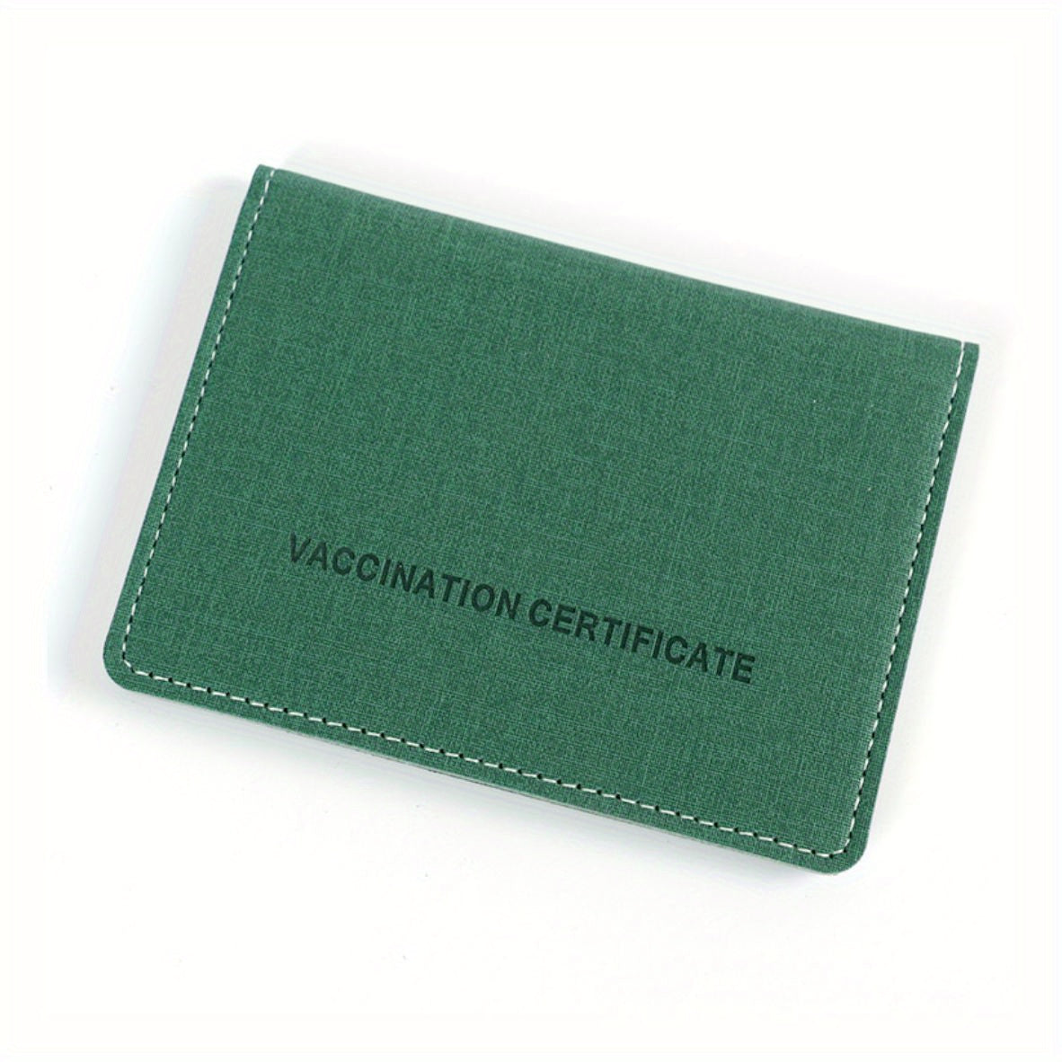 PU Leather Card Holder for Vaccination and Passport