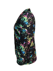  Splash Painting Print Blazer