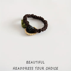 Sunflowers Decor Hair Tie Hair Bands Ponytail Holders Girls Hair Accessories