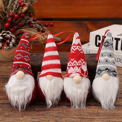 Forest Old Man Christmas Tree Hanging Knitted Doll Home Decoration
