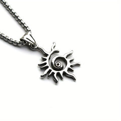 Men's Maple Leaf Pendant Necklace Long Ladies Sweater Chain