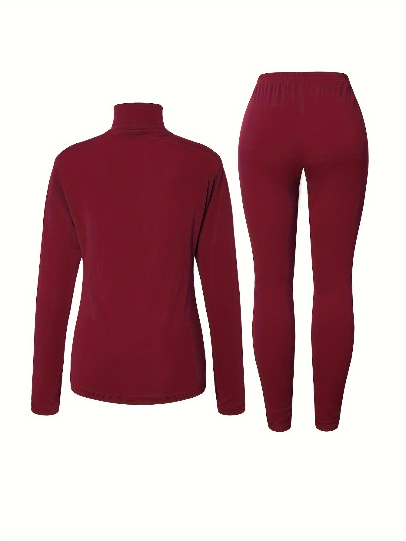  Mock Neck Top & Pants Set