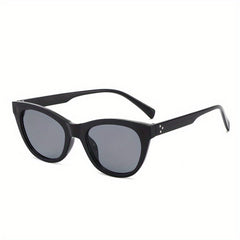 Cat Eye Sunglasses Rivet Decor Anti Glare UV400