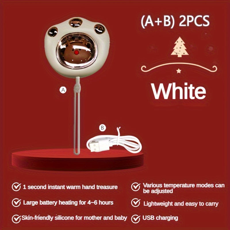 Mini Heater 1200mAh Night Light Wireless Hand Warmer