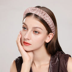 Sparkling Diamond Headband Hair Hoop for Women Girls