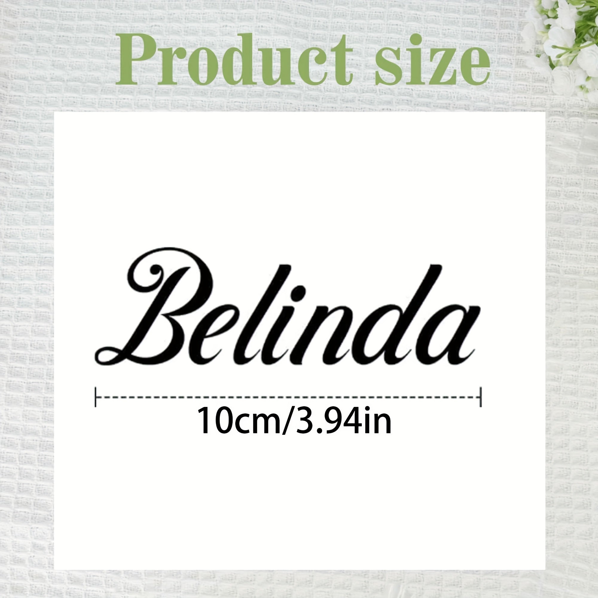 Custom Holographic Name Transfer Stickers for Cups and Laptops