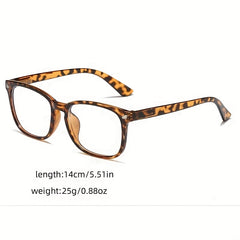 Men's Women's Glasses Spring Legs Flat Mirror Sunglasses