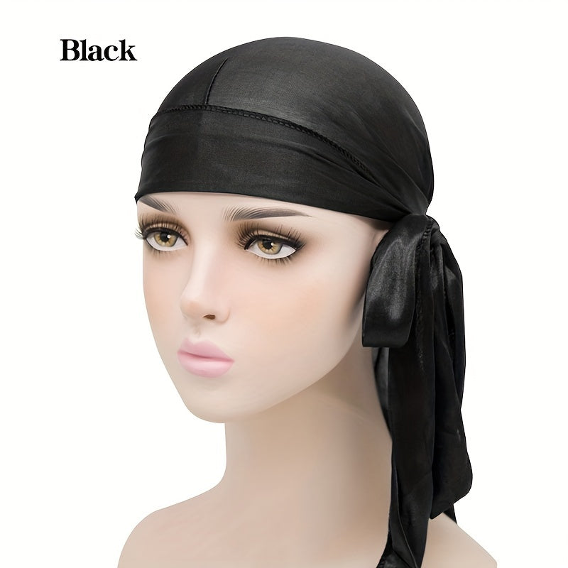Outdoor Casual Satin Silky Du rag For Men And Women