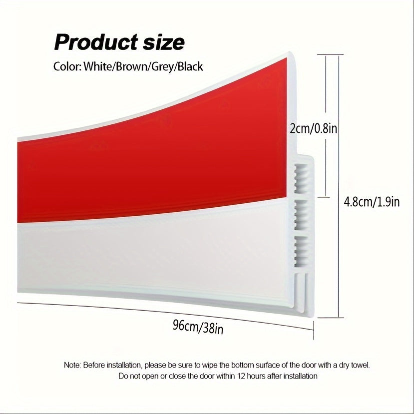 Silicone Door Draft Stopper Under Door Blocker Insulator