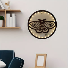 LED Lights Wooden Home Decoration Butterfly Series Hanging Light