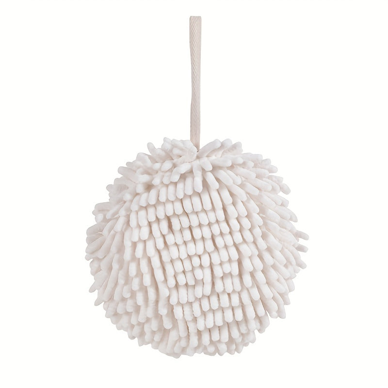 Chenille Hanging Towel Ball for Quick Drying Hands