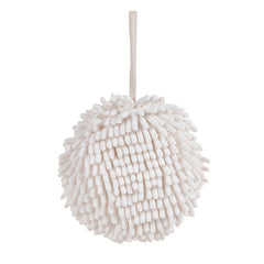Chenille Hanging Towel Ball for Quick Drying Hands