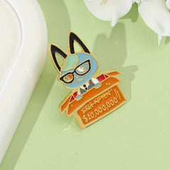 Magic Cat Brooch Cartoon Anime Pin Jewelry Accessories
