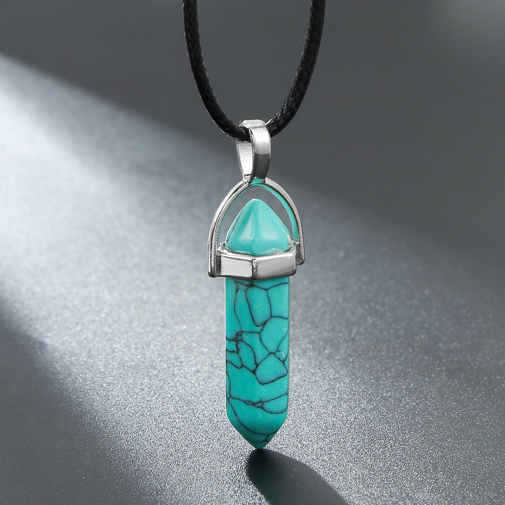 Natural Stone Energy Collar Necklace