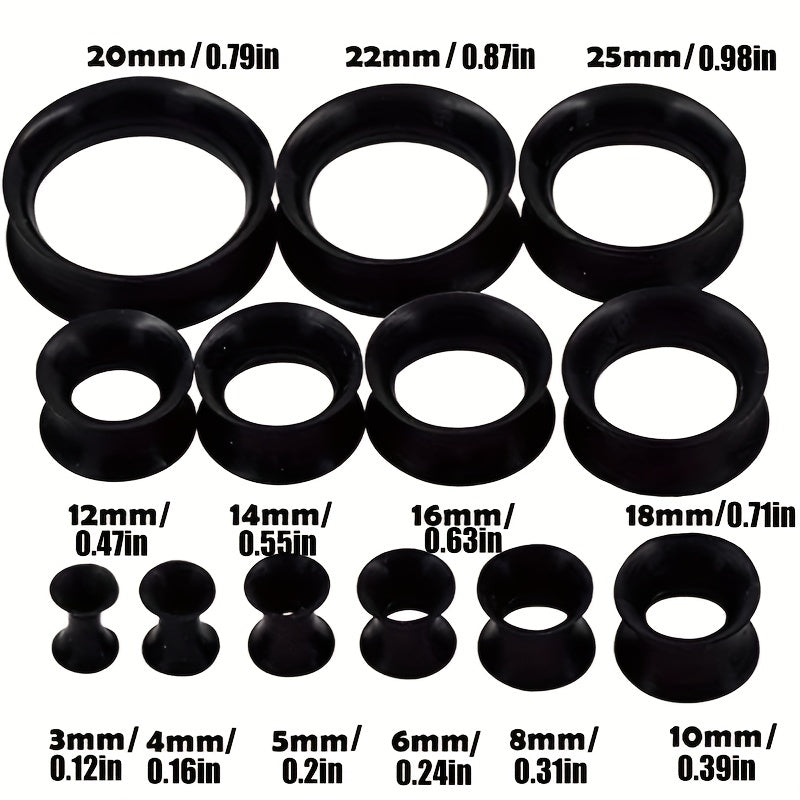 Silicone Ear Expanders Unisex, 1 Pair