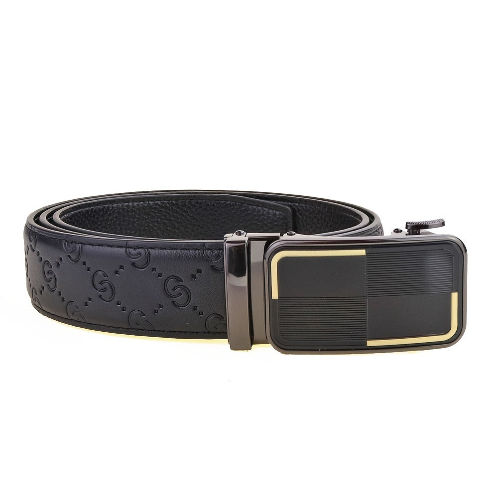 Men's Automatic Buckle Belt for Outdoor Party Business