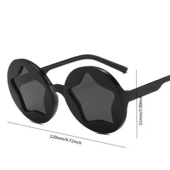Kids Round Frame Star Sunglasses for Outdoor