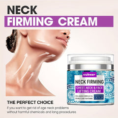 Neck Firming Cream Double Chin Reducer Retinol Collagen Hyaluronic Acid