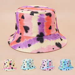 Love Pattern Sunshade Bucket Hat For Men