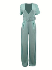 Sexy V-Neck Jumpsuit for Women