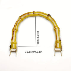 Bamboo Handle Satchel Bag Strap DIY Travel Accessories