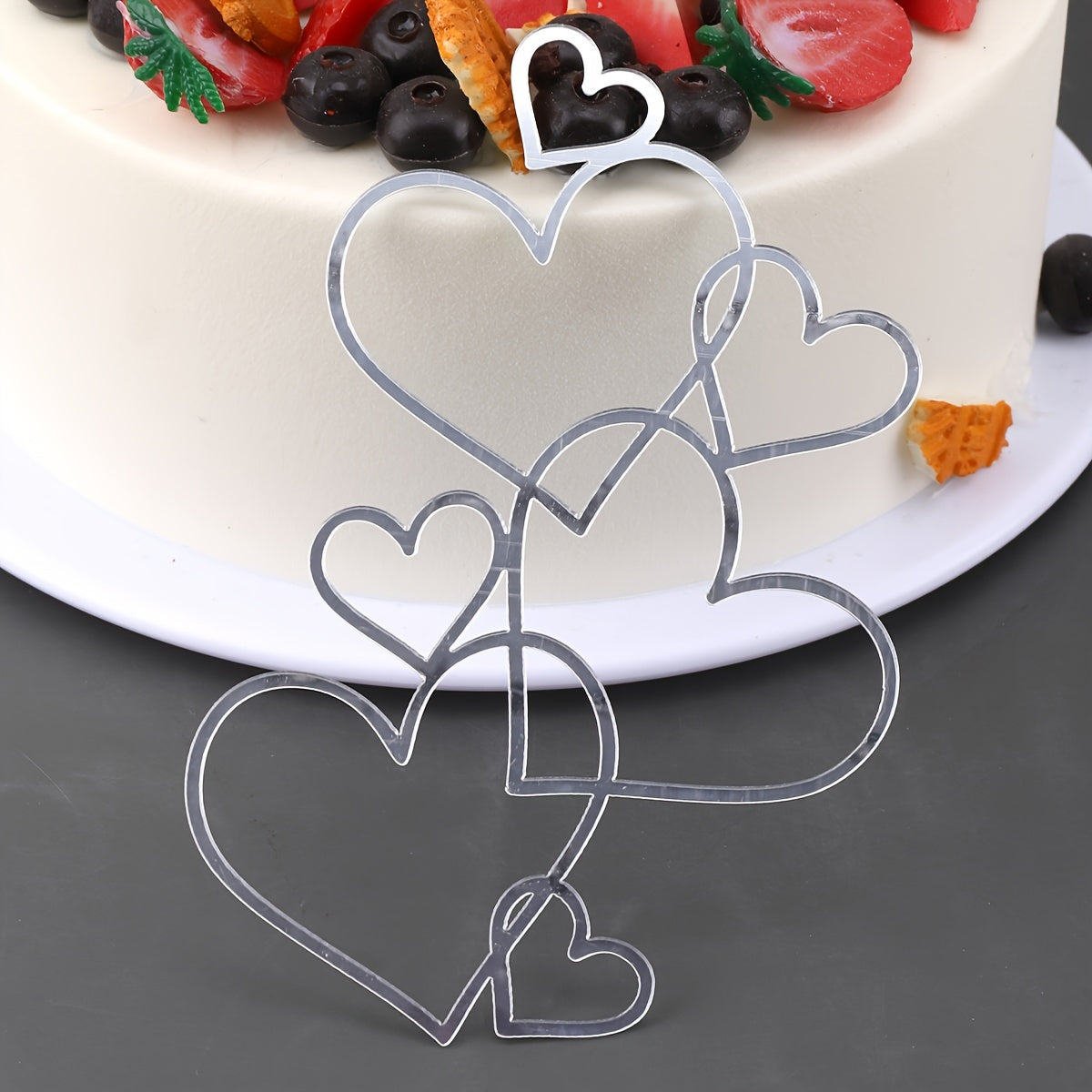 Love Acrylic Cake Decoration for Baking Cake Dessert Party Dress Up