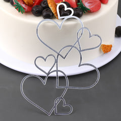 Love Acrylic Cake Decoration for Baking Cake Dessert Party Dress Up