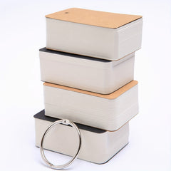 100 Blank Paper Flashcards for Traveling Diary