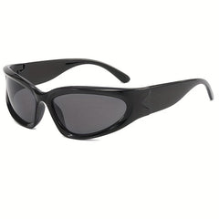 Men's Cycling Polarized Sunglasses Punk Style Small Frame Shades