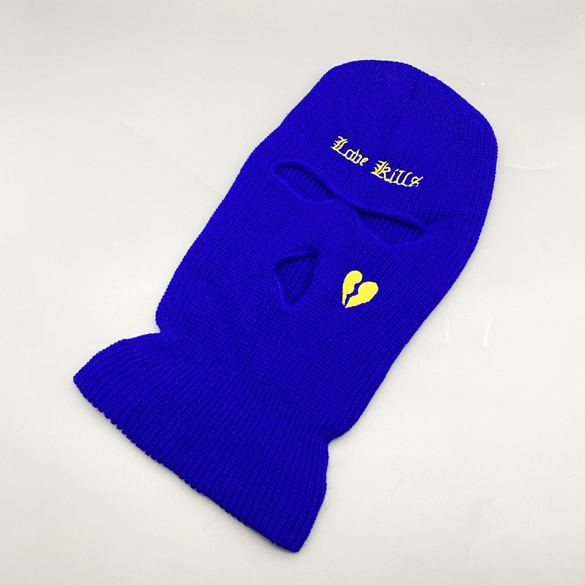 Y2K Gothic Letter Ski Mask Hip Hop Knit Hat