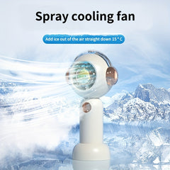 USB Rechargeable Handheld Small Fan Spray Cold Fan