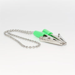 Dental Napkin Clip Holder Flexible Metal Ball Dental Bib Chain