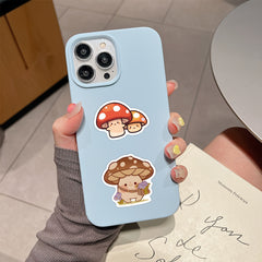 60pcs Mushroom Friends Graffiti Stickers DIY Waterproof Mobile Luggage Stickers