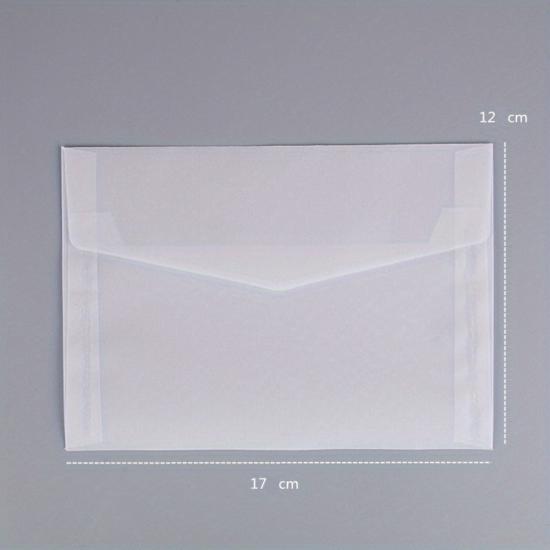 10pcs Romantic Sulfuric Acid Paper Envelopes - Creative Gift