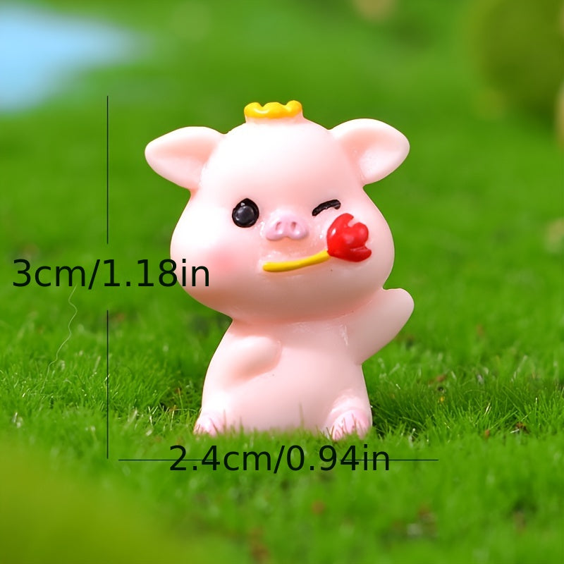 Fairy Pig Micro Landscape Desktop Decoration