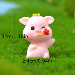 Fairy Pig Micro Landscape Desktop Decoration
