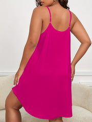 Floral Skull Print Scoop Neck Nightdress