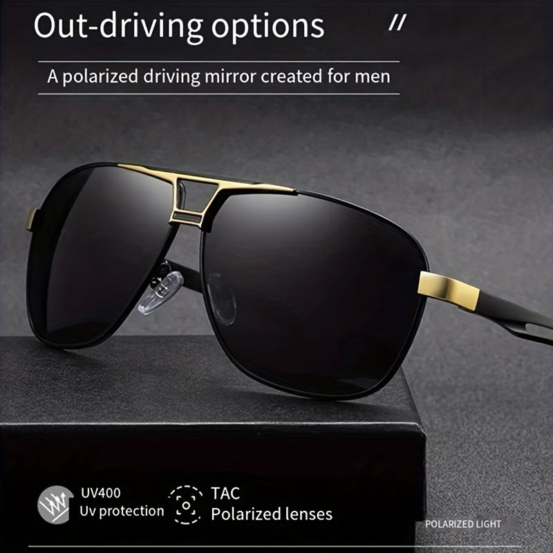 Men's Mixed Sunshade Sunglasses UV Protection HD Polarized Glasses