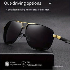 Men's Mixed Sunshade Sunglasses UV Protection HD Polarized Glasses
