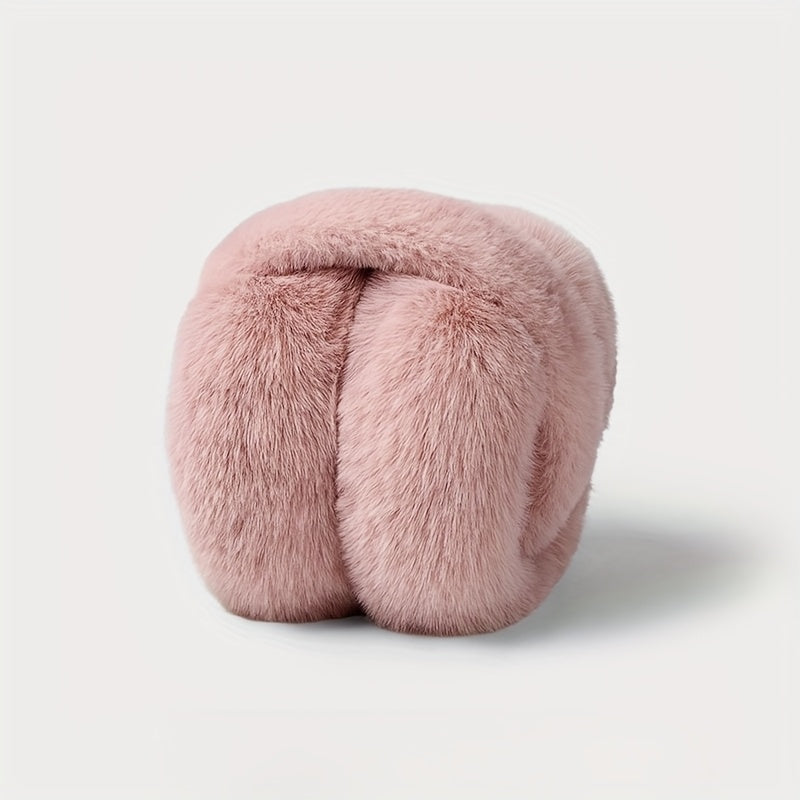 Foldable Winter Ear Muffs Soft and Warm Cold Resistant
