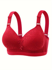 Lace Wireless Push Up Bra