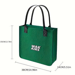 Large Capacity Eco Friendly Solid Felt Tote Bag