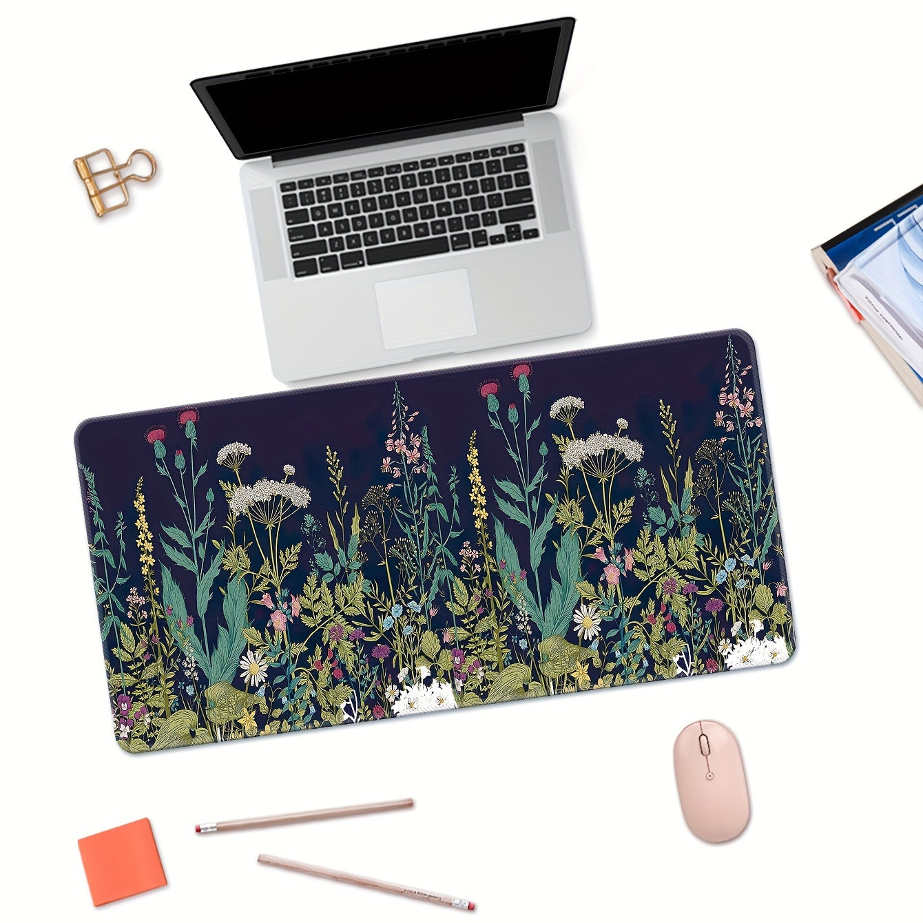 Large Anti-Slip Mouse Pad in Multiple Colors for Office & Home
