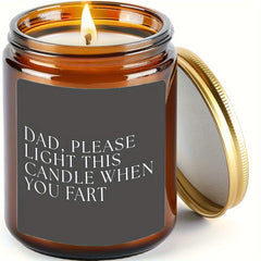 3pcs Dad Candle Toilet Humor Stickers Waterproof Decorations