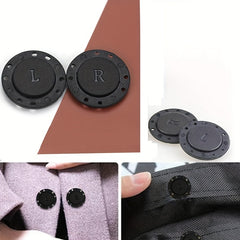 2 Pairs Magnetic Buttons Concealed Clothes Buttons Button Snap Buttons