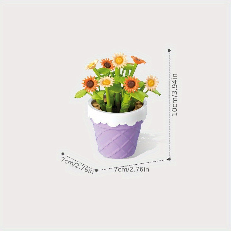 Build a Flower Garden Toy for Desktop Decor