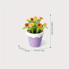 Build a Flower Garden Toy for Desktop Decor