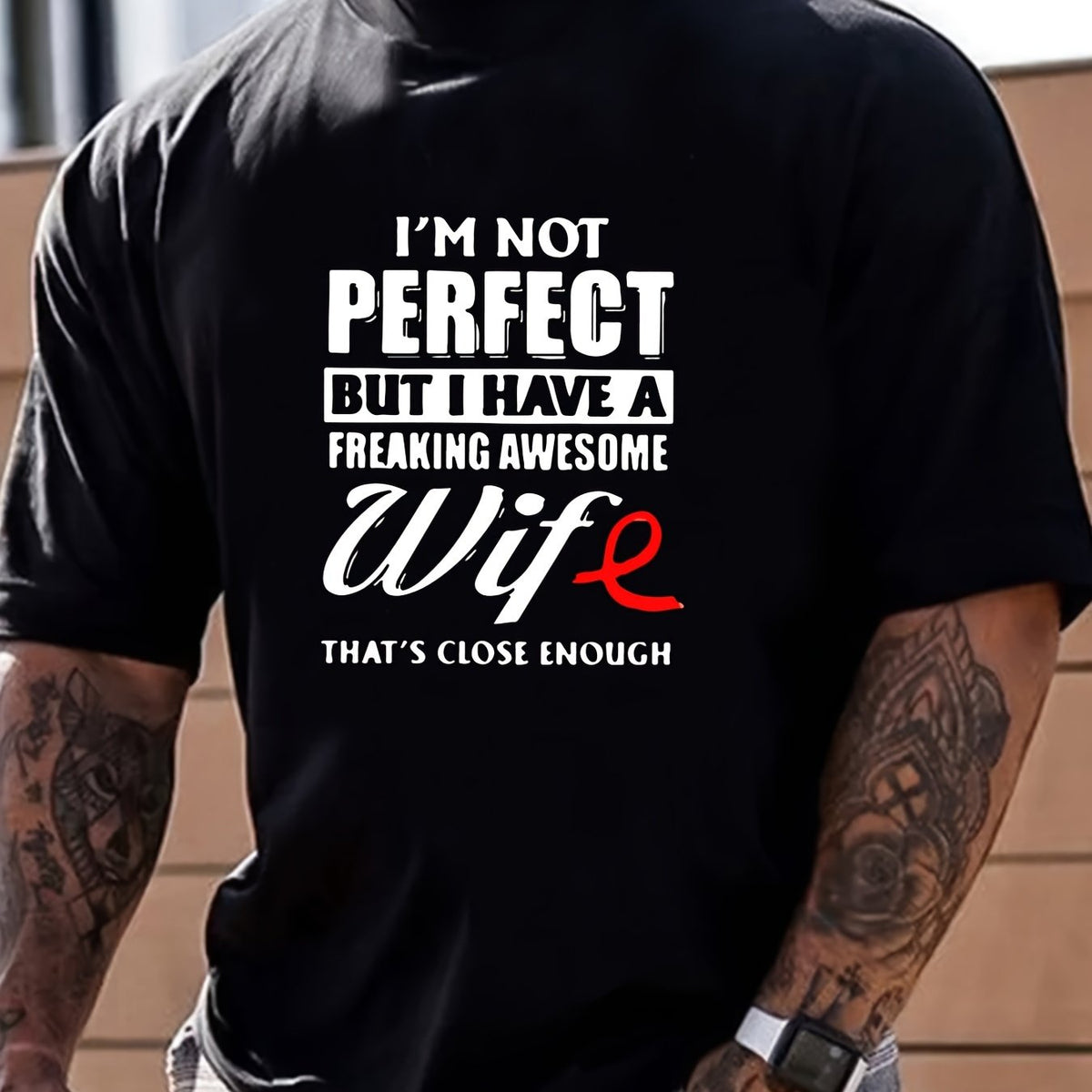 Men's Graphic Crew Neck T shirt, Casual Comfy Tee, Summer Men's Clothing